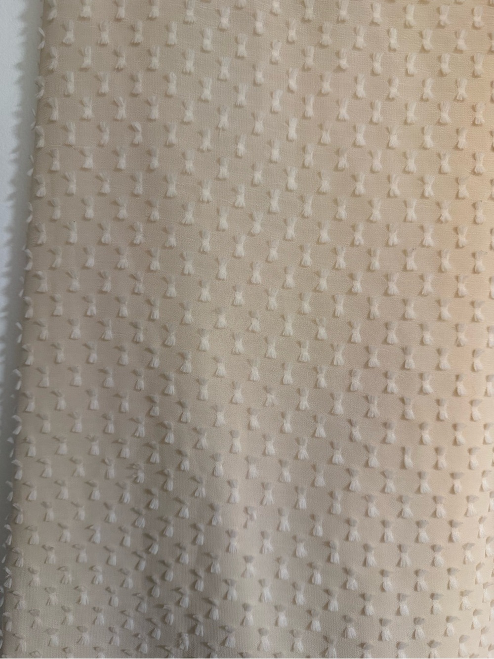 DV Dolce Vita Cream Textured Open Back Shift Dress | Small - Picture 3 of 7
